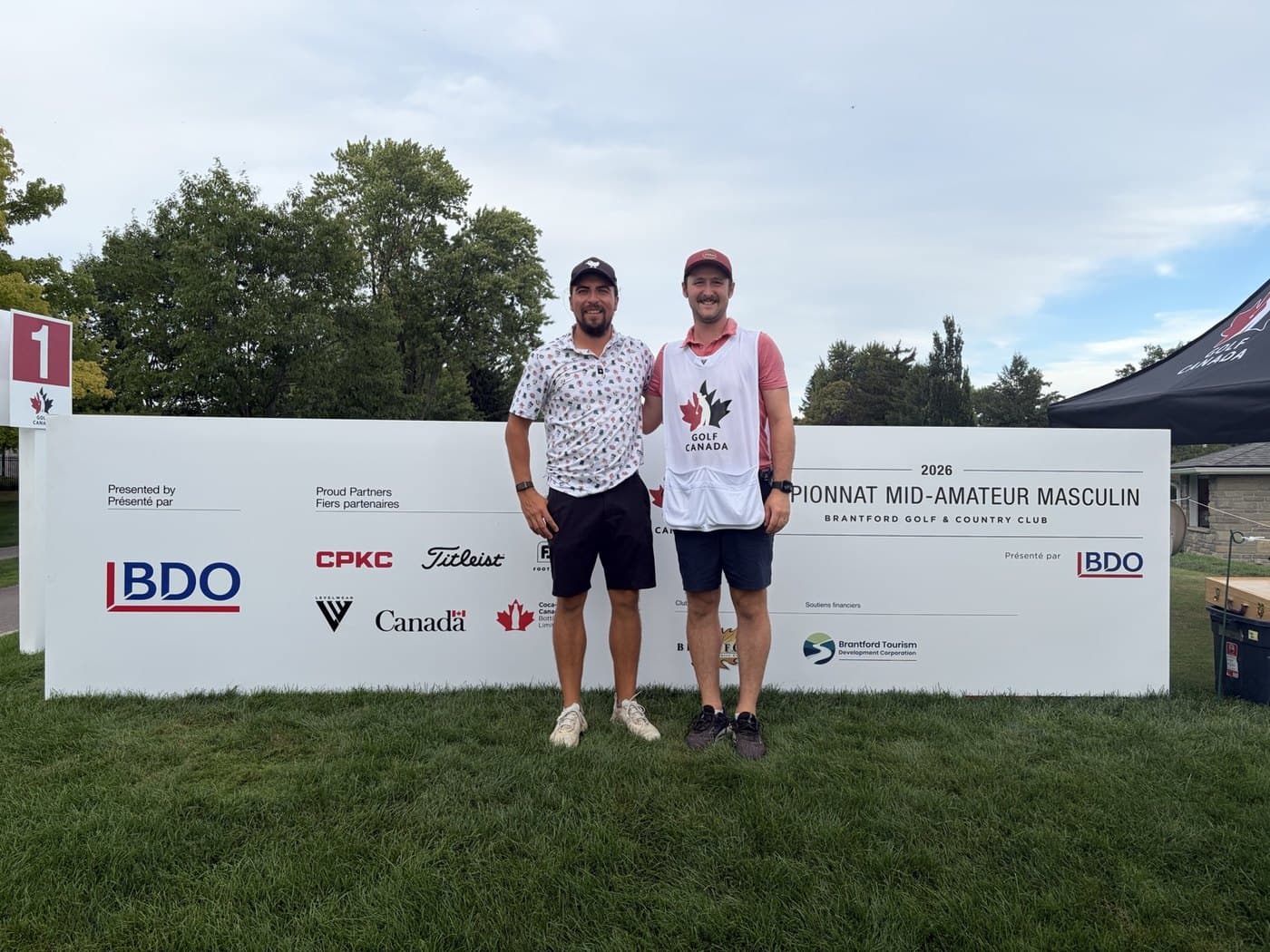 Jesse Teron at the Canadian Men's Mid-Amateur Championship